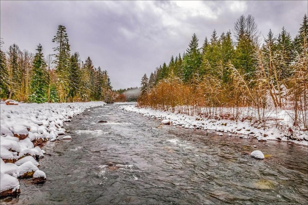 New: Steps From White River Near Mount Rainier National Park Greenwater 外观 照片